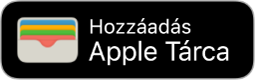 A Hozzáadás az Apple Tárcához gomb.