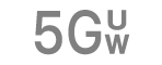 Ícone de estado 5G UW.