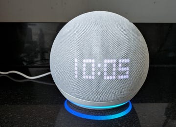 amazon echo dot on kitchen counter