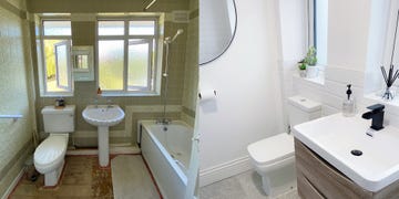 baño reformado antes y después