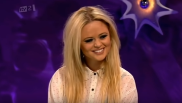 Emily Atack on Celebrity Juice