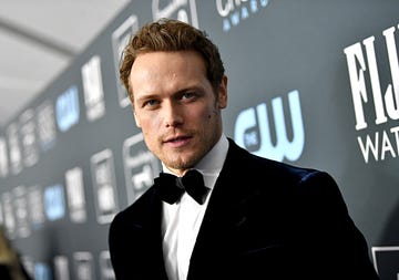 santa monica, california   january 12 sam heughan attends the 25th annual critics choice awards at barker hangar on january 12, 2020 in santa monica, california photo by emma mcintyregetty images