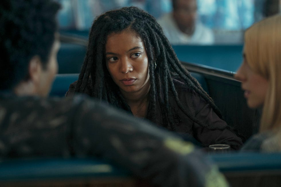 jaz sinclair as marie moreau, gen v episode 7