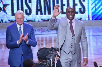 magic johnson defends jerry west