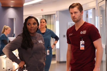 marlyne barrett, luke mitchell, chicago med