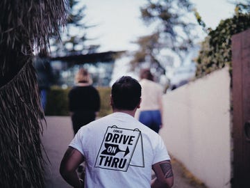 Photograph, Wall, Snapshot, Hairstyle, Tree, Street, Cool, T-shirt, Infrastructure, Photography, 