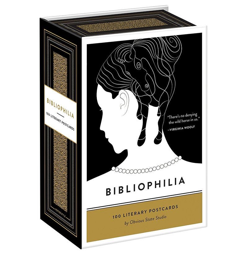 Bibliophilia: 100 Literary Postcards