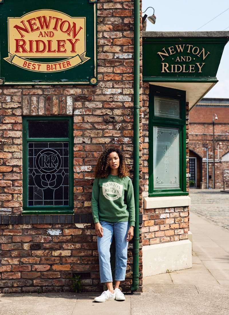 Coronation Street X Joanie - Gilroy Retro Newton And Ridley Sweatshirt