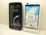 ＮＴＴドコモ　Ｐ－０７Ｃ　Androidスマートフォン　モックアップ　２色セット