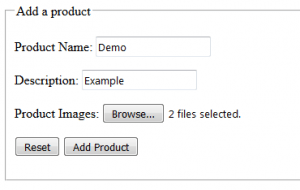 Spring MVC file upload form