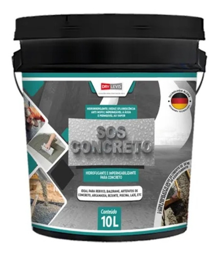 Impermeabilizante Sos Concreto 10lt Dry Levis