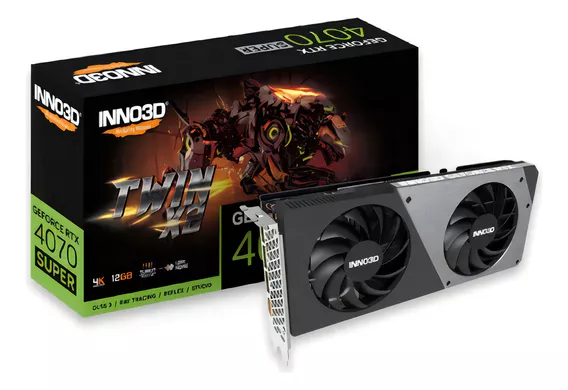 Placa De Video Rtx4070 Super 12gb Twinx2 G6x Inno3d