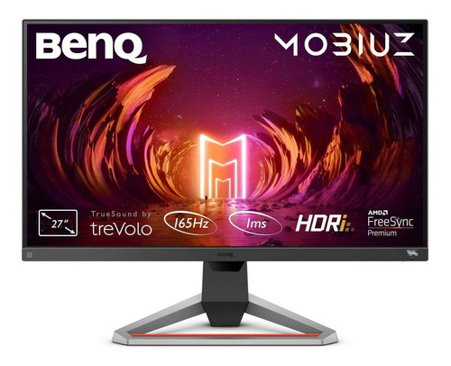 Monitor gamer BenQ MOBIUZ EX2710S LCD 27" preto e prata 100V/240V