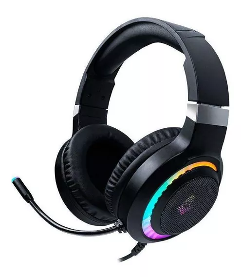 Headset Gamer Mancer Twilight Rgb Drivers 50mm Cor Preto