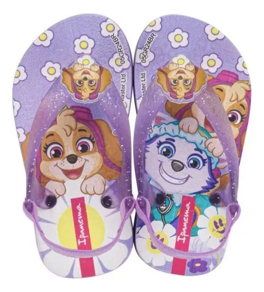 Chinelo Ipanema Bebê Patrulha Canina Infantil Original