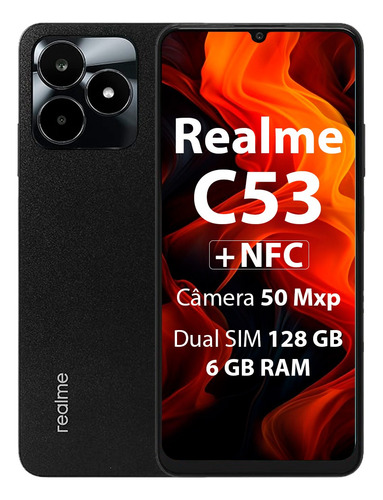 Realme C53 Dual Sim 256 Gb 8gb Ram Preto Versão Global + Nfc