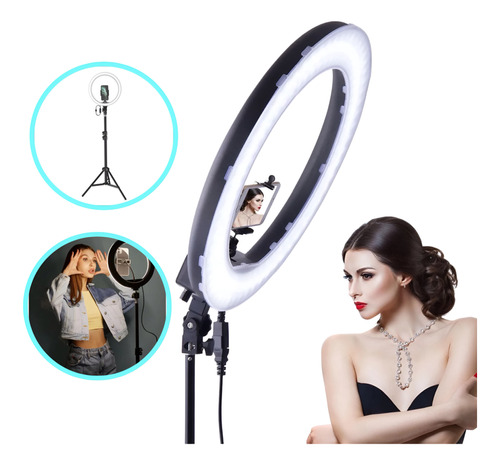 Ringlinght Led Luz Profissional Foto Celular Com Tripé 210m