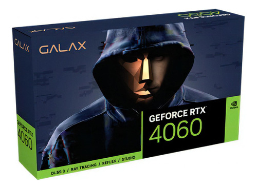 Placa De Vídeo Galax Geforce Rtx 4060 Ex 1-click Oc Argb 8gb