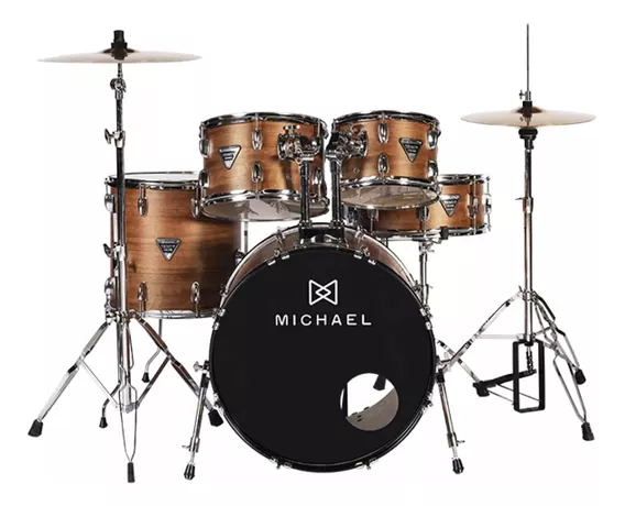 Bateria Acústica Michael Trinity Dmt320 Matte Sapel