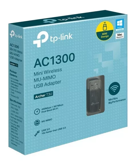 Adaptador Usb Wireless Tp-link Archer T3u Dual Band Ac1300