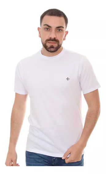 Camiseta Dudalina Masculina Regular Dark Icon Branca