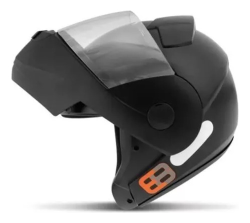 Capacete Moto Escamoteável Ebf E8 Robocop Solid