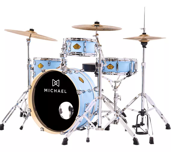 Bateria Michael Legacy Slim Dml410 Bumbo 20 Completa