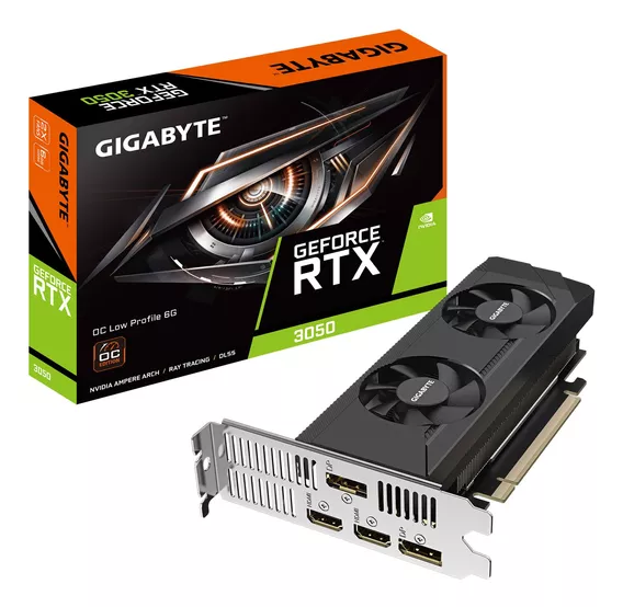 Placa Gráfica Gigabyte Geforce Rtx 3050 Oc Low Profile 6gb