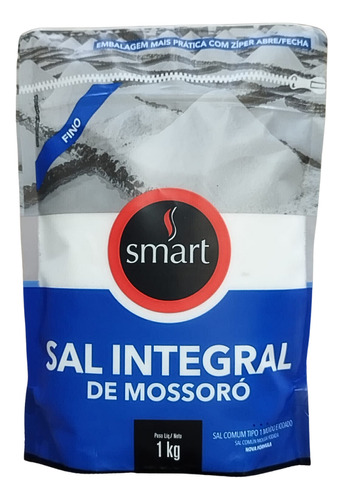 Smart Integral sal marinho de mossoró fino 1kg