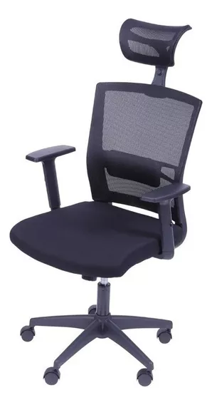 Cadeira de escritório Or Design OR-3317 ergonômica  preta com estofado de mesh