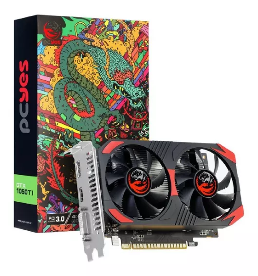 Placa De Vídeo Gpu Gtx 1050ti 4gb Gddr5 128bit Pci 3.0 Pcye