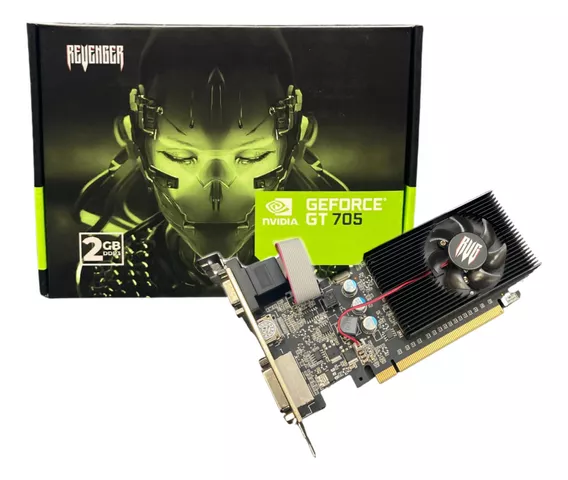 Placa De Video Vga Geforce Gt 705 2gb Ddr3 Revenger Gamer