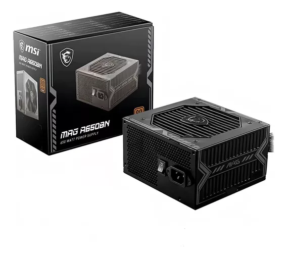 Fonte de alimentação Msi Mag A650bn 650w 80 Plus Bronze