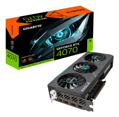 Placa De Vídeo Gigabyte Rtx 4070 Eagle Oc 12gb - Gddr6