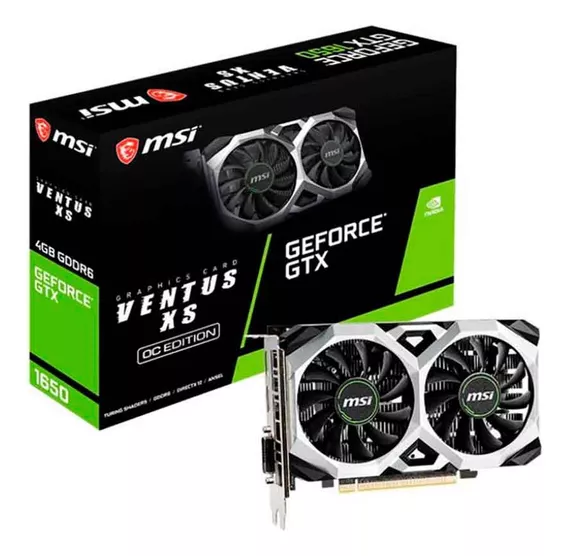 Placa De Video Msi Geforce Gtx 1650 Ventus Xs Ocv3 Nvidia