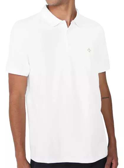 Polo Dudalina Essentials Extra Cotton Light Icon Branca