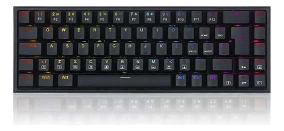 Teclado Gamer Redragon Castor Rgb K631 Switch Blue Abnt2