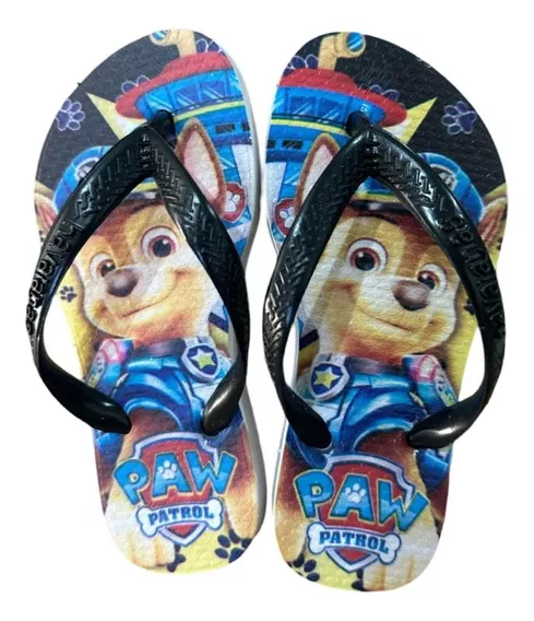 Chinelo Infantil Chase Patrulha Canina Envio Já !