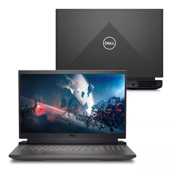 Notebook Gamer 15,6'' G15-i1200-a20p I5 8gb Ssd 512gb Dell Cor Preto