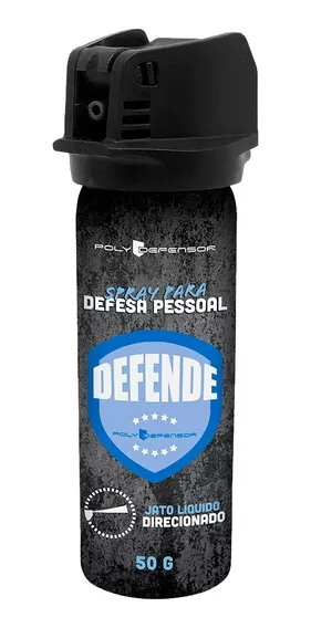 Spray Defesa Pessoal Jato Direcionado 50g Poly Defensor Ntk