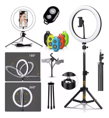 Luz Led Ring Light Iluminador Profissional De Led Ringlinght