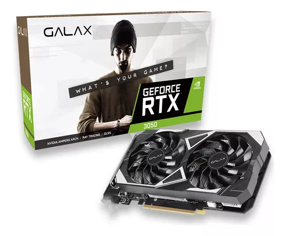 Placa De Vídeo Rtx 3050 6gb Ex Gddr6 Galax - 35nrldmd9oex