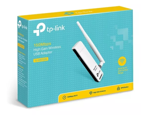 Adaptador Usb Wireless 150mbps Wifi 2.4ghz Tp-link Tl-wn722n