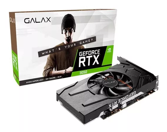 Placa De Video Galax Geforce Rtx3050 1click 8gb Ddr6 Hdmi/dp