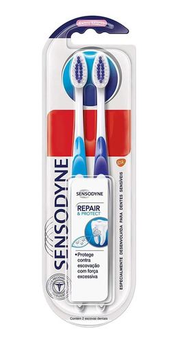 Escova Dental Repair & Protect Extra Macia Com 2 Unidades