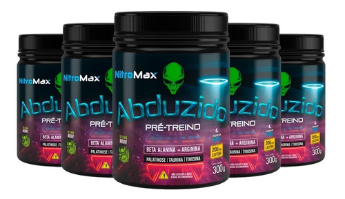 Kit 5x Pré Treino Abduzido 300gr 