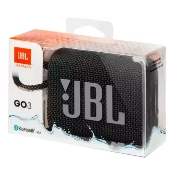 Caixa De Som Bluetooth Jbl Go3 Ipx7 Original 1 Ano Garantia 