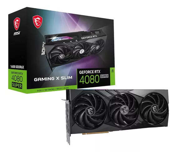 Msi Geforce Rtx 4080 Super 16 GB GDDR6x 256 bits Gaming X Slim