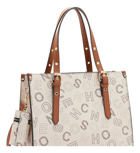 Bolsa De Ombro Feminina Chenson Original Monograma 3484542