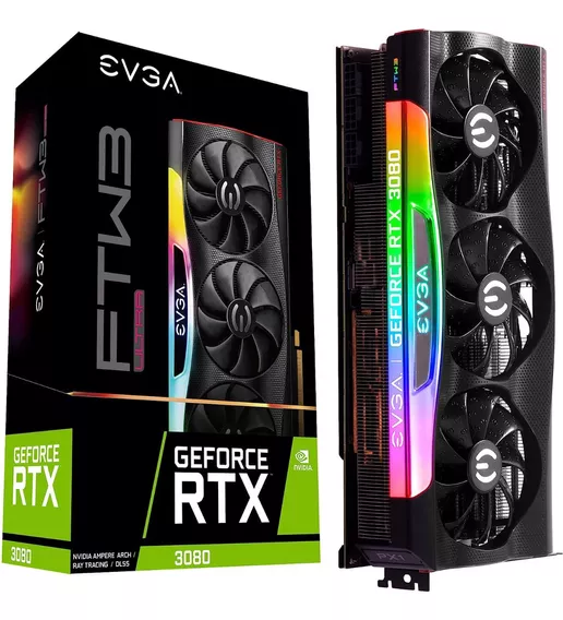 Placa De Video Geforce Rtx 3080 Evga 10gb